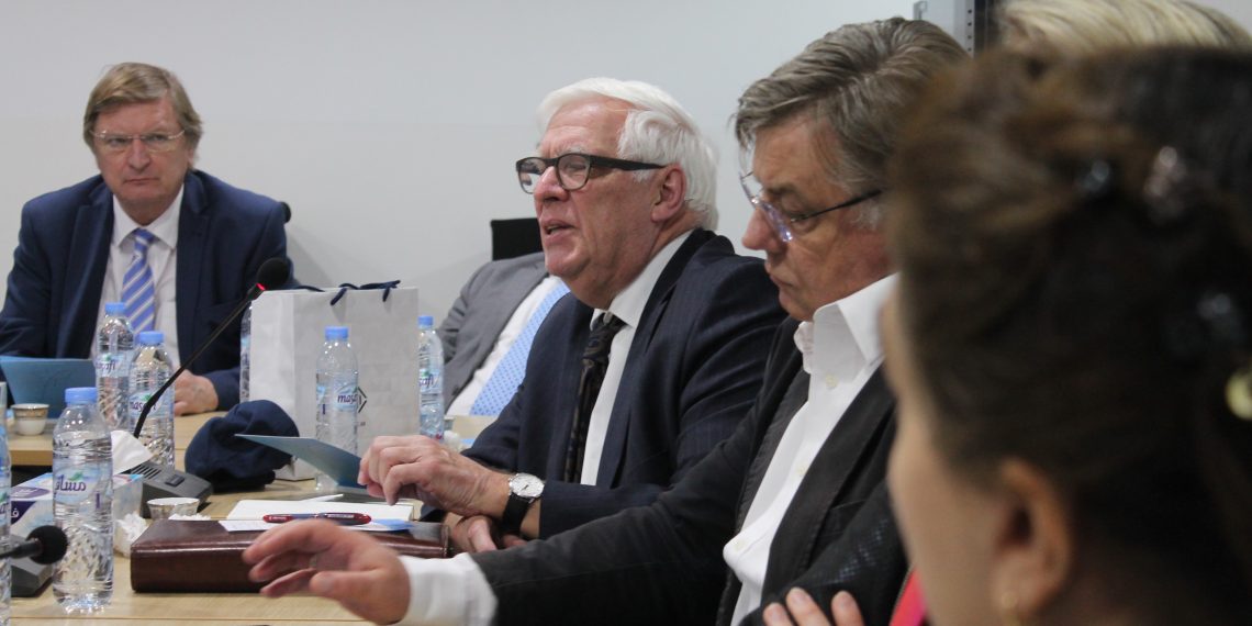 وفد من البرلمان الأوروبي يزور مركز المسبار للدراسات والبحوث